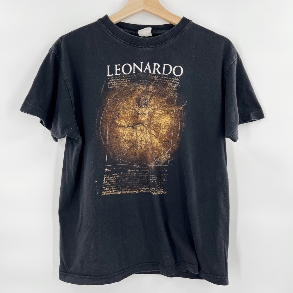 Vintage 90’s Leonardo da Vinci graphic tee size S